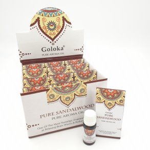 10 ml Goloka Pure Aromaolie - Duft Olie - Sandalwood