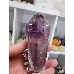 Eksklusiv Power Ametyst Elestial - Stende Spids - 155g