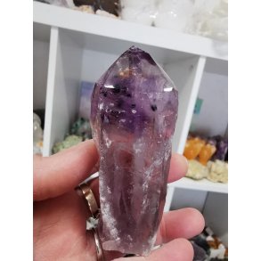Eksklusiv Power Ametyst Elestial - Stende Spids - 155g