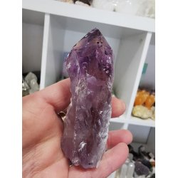 Eksklusiv Power Ametyst Elestial - Stende Spids - 155g