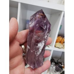 Eksklusiv Power Ametyst Elestial - Stende Spids - 155g