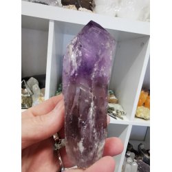 Eksklusiv Power Ametyst Elestial - Stende Spids - 174g