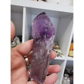 Eksklusiv Power Ametyst Elestial - Stende Spids - 174g
