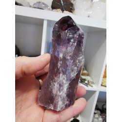 Eksklusiv Power Ametyst Elestial - Stende Spids - 227g