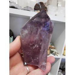 Eksklusiv Power Ametyst Elestial - Stende Spids - 227g