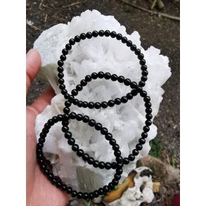 Grn Goldstone Sten Armbnd 4 mm Rund