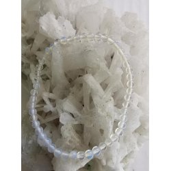 Mos Agat Sten Armbnd 4 mm rund 