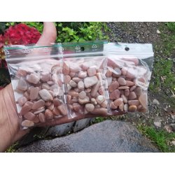 50g XS Mini Polerede Sten - Fersken Mnesten