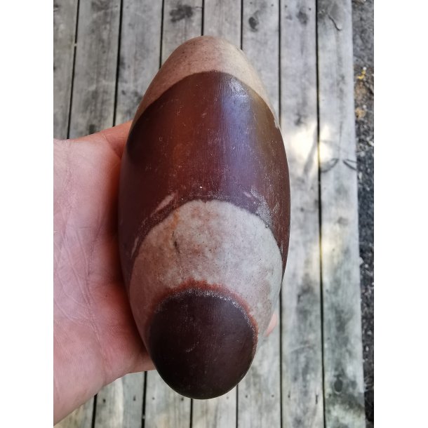 Smuk Natur Poleret Shiva Lingam 555g 