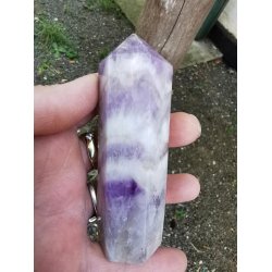 Smuk Chevron Ametyst Stende Spids - Stav  nr. 26
