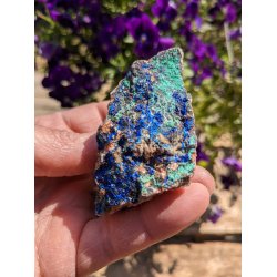 Azurit Malakit i Matrix fra USA - 105g 