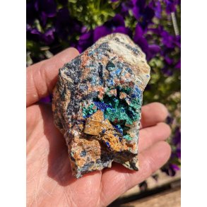 Azurit Malakit i Matrix fra USA - 310g 