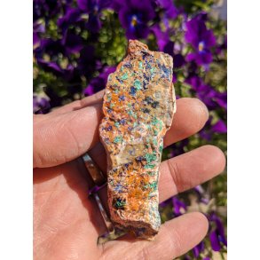 Azurit Malakit i Matrix fra USA - 68g 