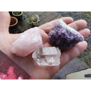 Golden Triangle - Gyldne Triangel Krystal Sten St