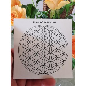 1 stk Livets Blomst - Flower of Life Mini Grid Board - Mat Pap 