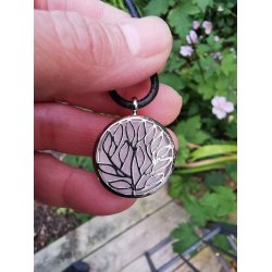 Smukt Livets Blomst Smykke Vedhng Med Rosenkvarts 