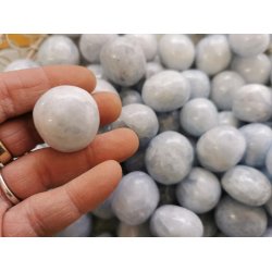 Lys Bl Calcit Lommesten 