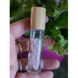 Roll On Bottle Med Rosenkvarts 