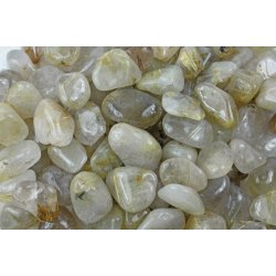 Rutil Kvarts Lommesten - B kvalitet