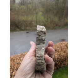 Smuk Forstenet Tr - Mellemstor Skive -  Rustik poleret skive - Nr. 48