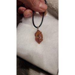 Smuk og Speciel Rd Hmatit Kvarts Spids vedhng nr. 2