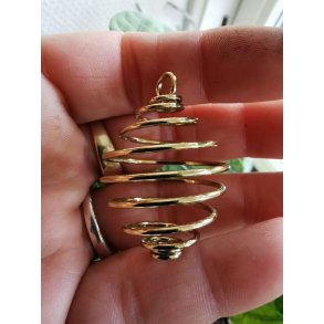 Spiral / Kurv Vedhng - Uden sten i - Str. L - 