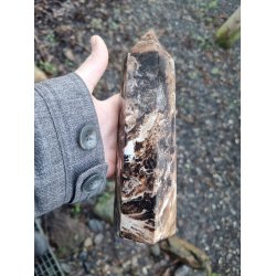 Stor Sort Opal Spids fra Madagaskar 21 cm - 1080g 