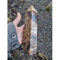 Stor Sort Opal Spids fra Madagaskar 21 cm - 1080g 