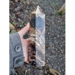 Stor Sort Opal Spids fra Madagaskar 21 cm - 1080g 