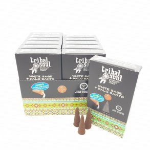 Tribal Soul Backflow Rgelses Kegler  - Hvid salvie & Palo Santo