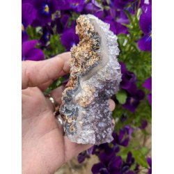 Ametyst druzy klynge Fra Uruguay 243g 