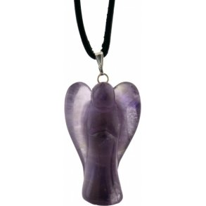 Ametyst Skyts Engel Vedhng