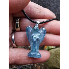 Yderst Smuk Aqua Aura Engel Vedhng Nr. 4 - fra USA 