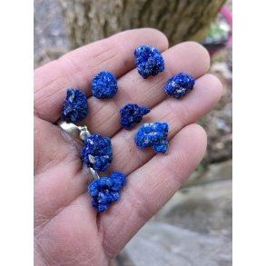 Azurit - Naturlig lille Mikro Klynge ca. 1 - 1,2 cm 