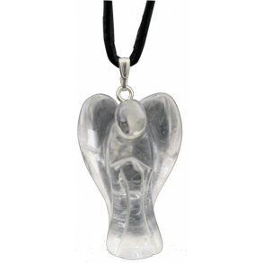 Bjergkrystal Skyts Engel Vedhng