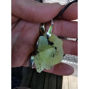 Sjlden & Speciel Gul Brucite - Bruchite Vedhng Nr. 21