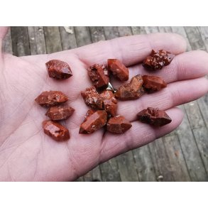 Hmatit Kvarts - Eisenkiesel Mini Dobbelt termineret Spids Fra Valencia 