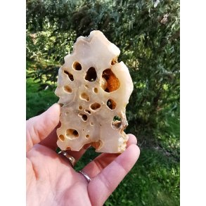 Speciel Feng Shui Aragonit i kvarts matrix -237g 