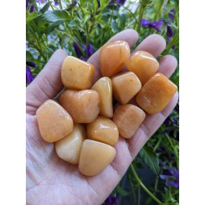 Fersken Aventurin Lommesten fra Sydafrika 2-3 cm 