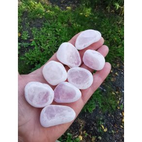 Flodsten - Clairvoyance Sten - Rosenkvarts B Kvalitet