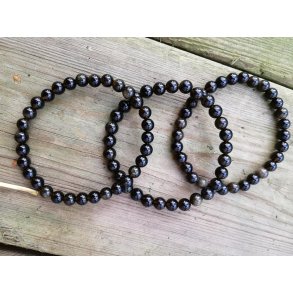 Gold Sheen Obsidian - Gylden Obsidian Sten Armbnd - 6mm 