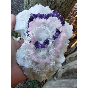 Golden Triangle - Gyldne Triangel Chip Sten Armbnd St 