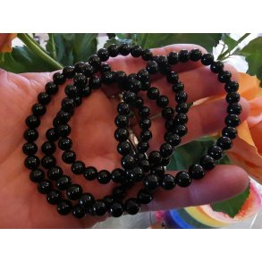 Grn Goldstone Sten Armbnd 6 mm Rund