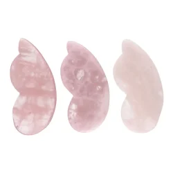Gua Sha Half Wing - Rosenkvarts - Massagesten 