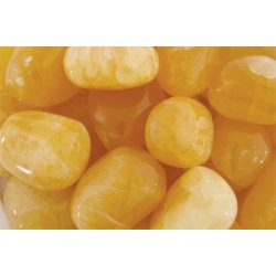 Gul Calcit Lommesten 2 - 2,5 cm Fra Mexico