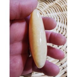 Smuk Gul Calcit Freeform - Flad