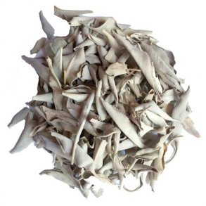 Hvid Salvie lse blade - Salvia Apiana - pose med 15g 