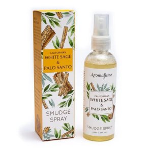 Aromafume Hvid Salvie & Palo Santo Smudge Spray - 100ml