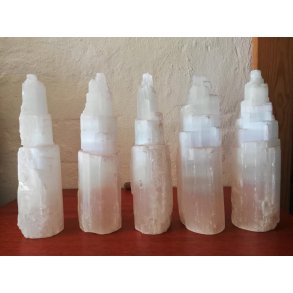 Hvid Selenit Trn - ca. 18 cm