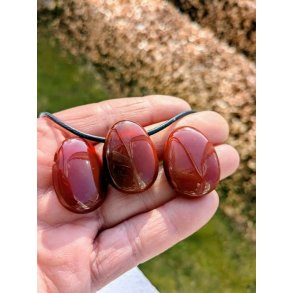 Smukt Karneol Sten Vedhng Smykke 